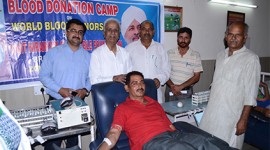 Blood Donation Camp Organized In Pounichak in J & K