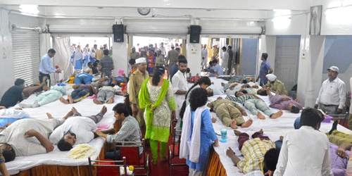 280 Units of Blood Donated in Shahabad Markanda in Haryana